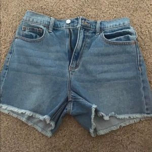 Fashion nova high waisted mom shorts